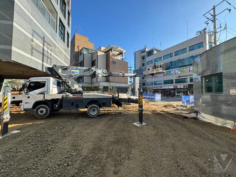 경기 안성시 숭인동 스카이차 고소작업 현장 2