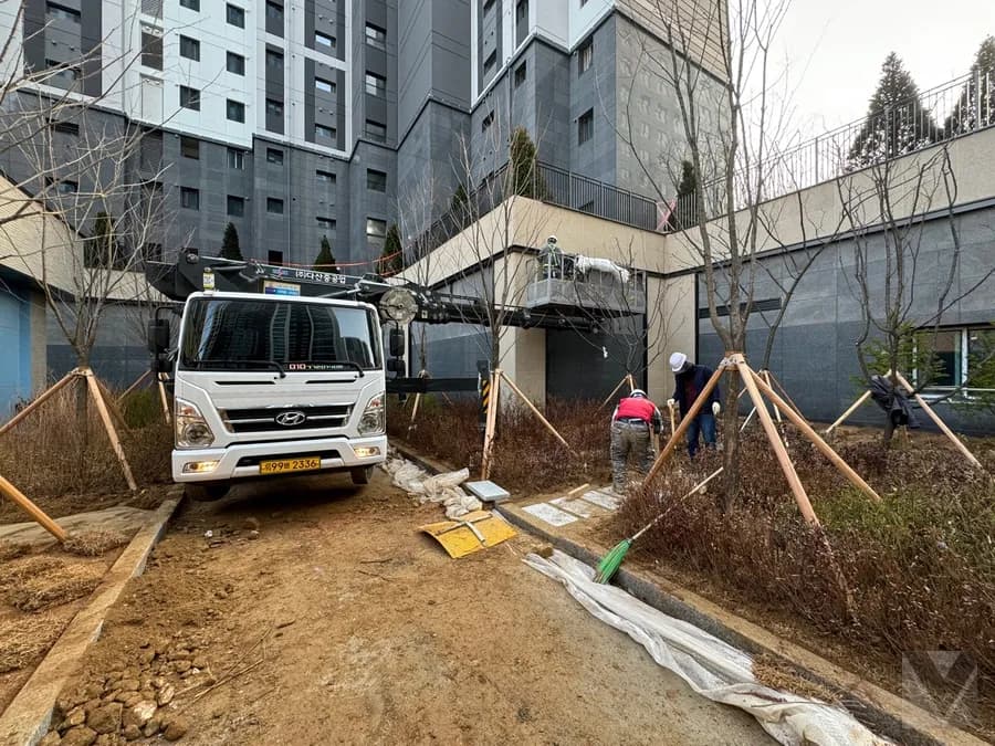 경기 여주시 창동 스카이차 고소작업 현장 1