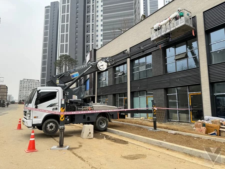 경기 의왕시 포일동 스카이차 고소작업 현장 5