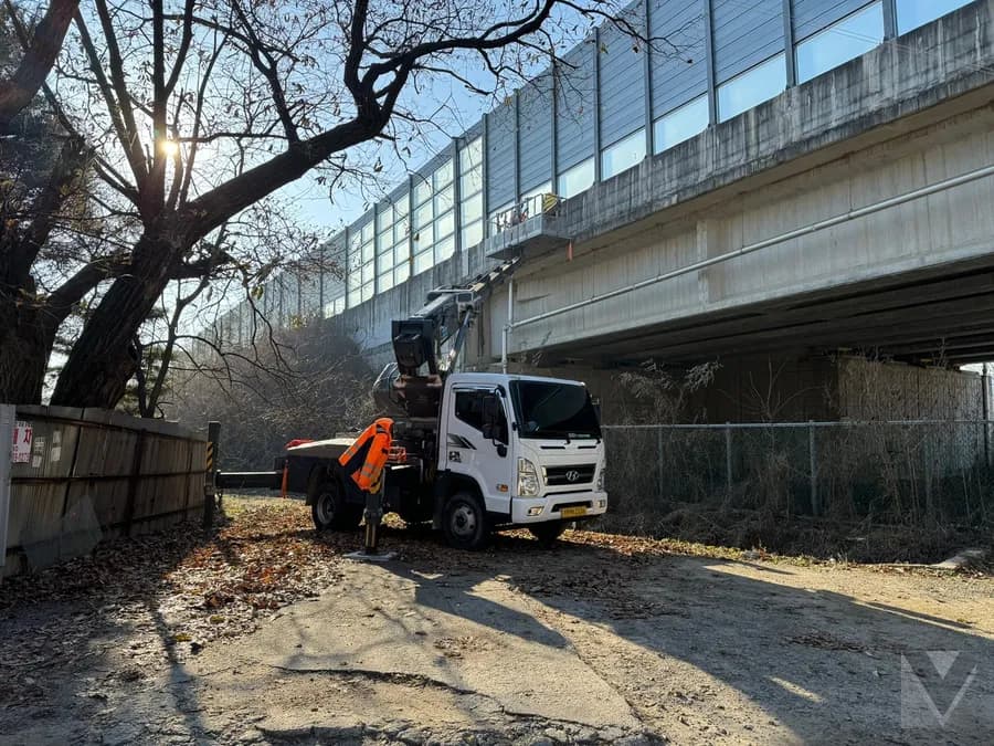 경기 안성시 숭인동 스카이차 고소작업 현장 1