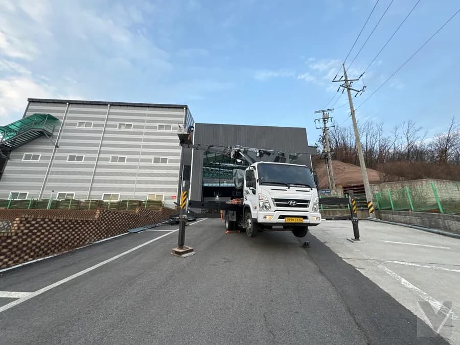 경기 안성시 옥산동 스카이차 고소작업 현장 4