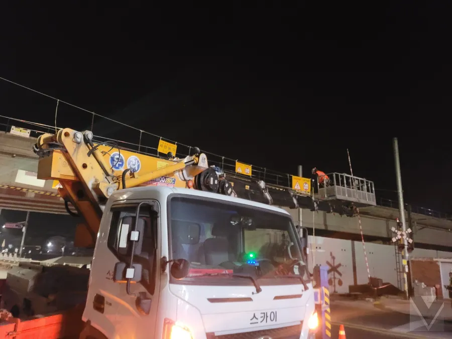 경기 평택시 소사동 스카이차 고소작업 현장 5