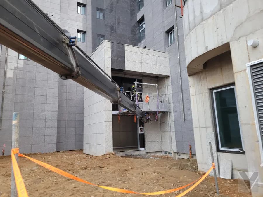 경기 안성시 숭인동 스카이차 고소작업 현장 6