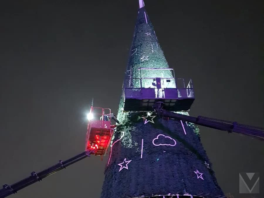 경기 여주시 천송동 스카이차 고소작업 현장 2